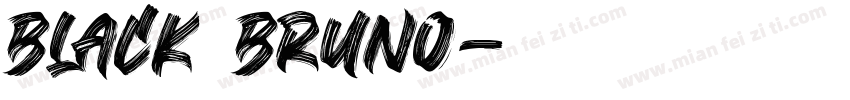 Black Bruno字体字体转换